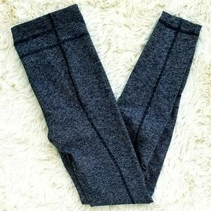 Under Armour grey and black heathered leggings